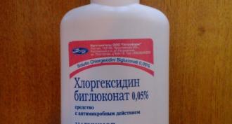 Klorhexidin: bruksanvisning, för munsköljning, för ont i halsen, inom gynekologi