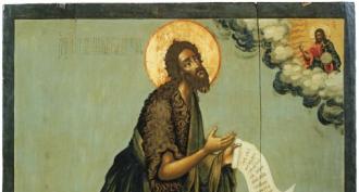 Doa kepada Sang Pelopor: apa yang dibantu oleh Santo Yohanes Pembaptis?Siapa yang dilindungi oleh Pelopor?